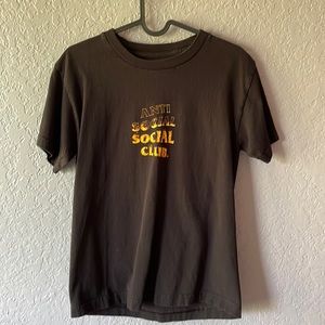 Anti Social Social Club A Fire Inside T-shirt Black